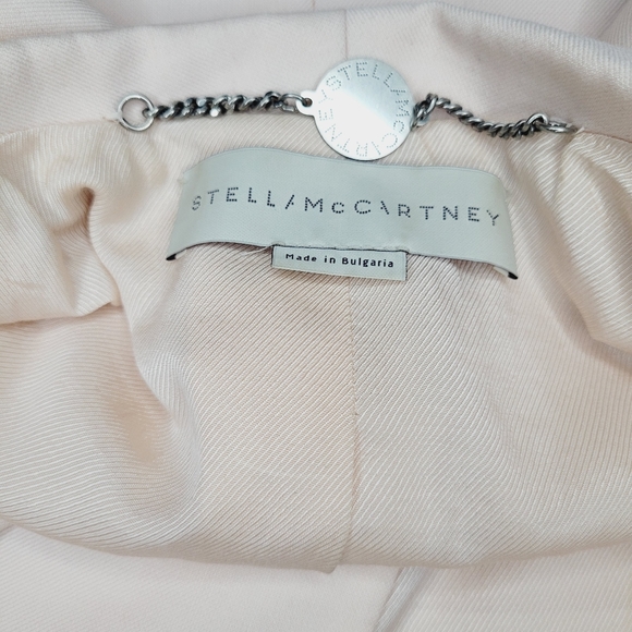 Stella McCartney Lana Wool Jacket Women's Pink Cady Blazer Size 10 Quiet Luxury - Picture 4 of 13